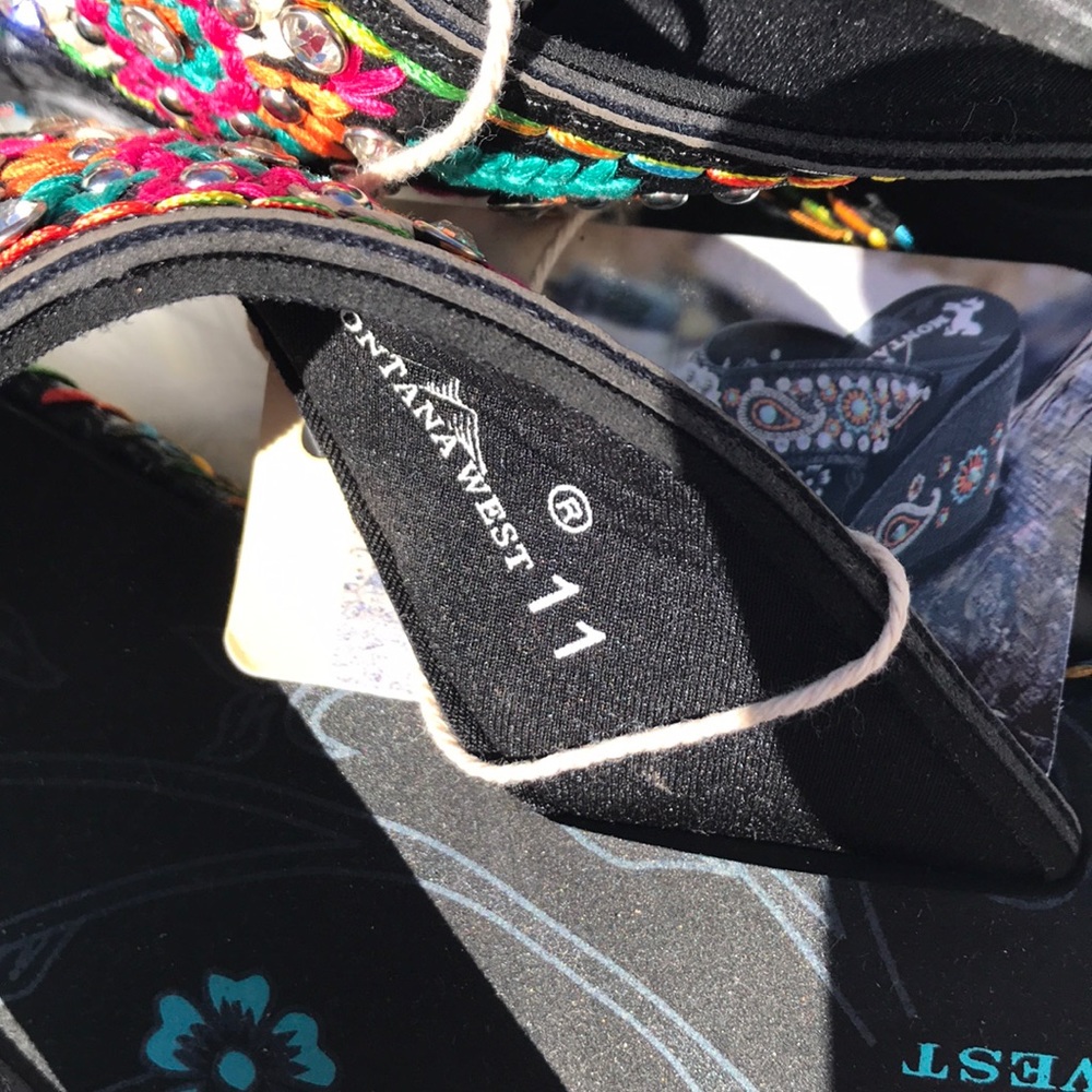 Embroidery High Heeled Montana West - Picture 4 of 12